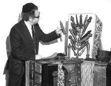 Exhibition of Czech memorial scrolls, Westminster Synagogue, London, 1974