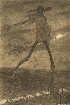 Exhibition of Felicien Rops, 1896. Creator: Rops, Félicien (1833-1898)