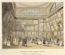 Exhibition Room, Somerset House, 1 January 1808. Creator: John Hill