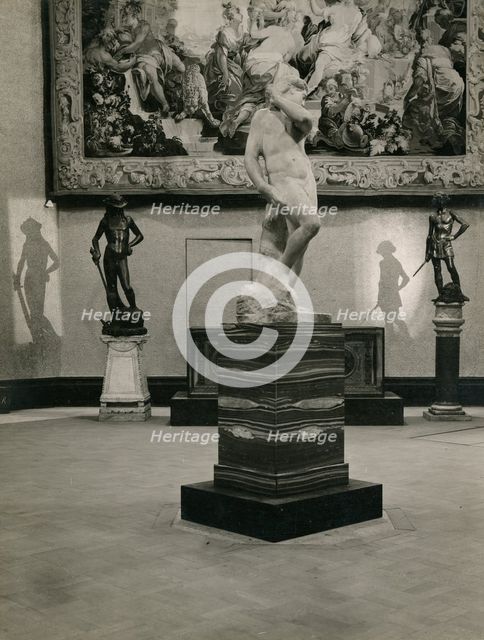 Exhibits and installation view of the 'Exhibition of Italian Art 1200-1900', Royal Academy..., 1930. Creator: A. C. Cooper.