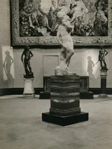 Exhibits and installation view of the Exhibition of Italian Art 1200-1900 Royal Academy..., 1930. Creator: A. C. Cooper