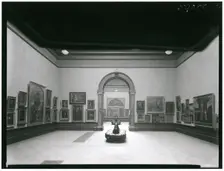 Exhibits and installation view of the Exhibition of Italian Art 1200-1900 Royal Academy..., 1930. Creator: A. C. Cooper
