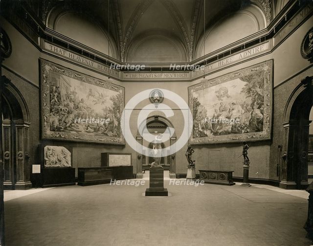Exhibits and installation view of the 'Exhibition of Italian Art 1200-1900', Royal Academy..., 1930. Creator: A. C. Cooper.