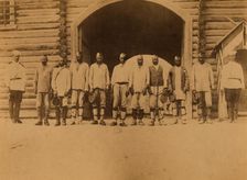 Exiled Convicts from Korsakov Prison Caught in an Escape Attempt, 1880-1899. Creator: Innokenty Ignatievich Pavlovsky
