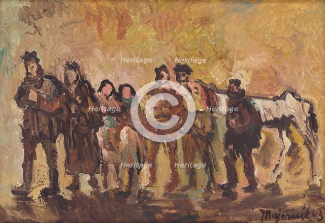Exiles, 1943. Creator: Cyprian Majernik.