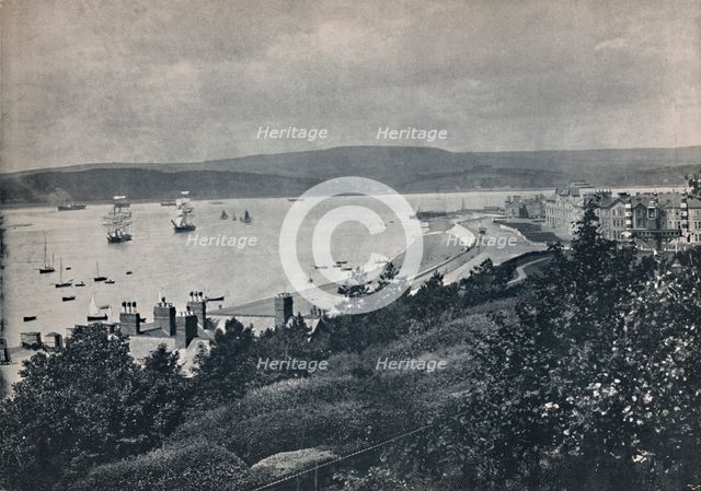 'Exmouth - View Showing the Beach and the Opposite Shore', 1895. Artist: Unknown.