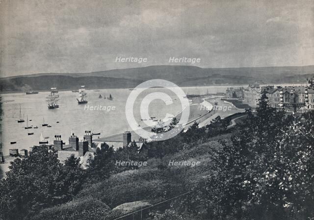 'Exmouth - View Showing the Beach and the Opposite Shore', 1895. Artist: Unknown.
