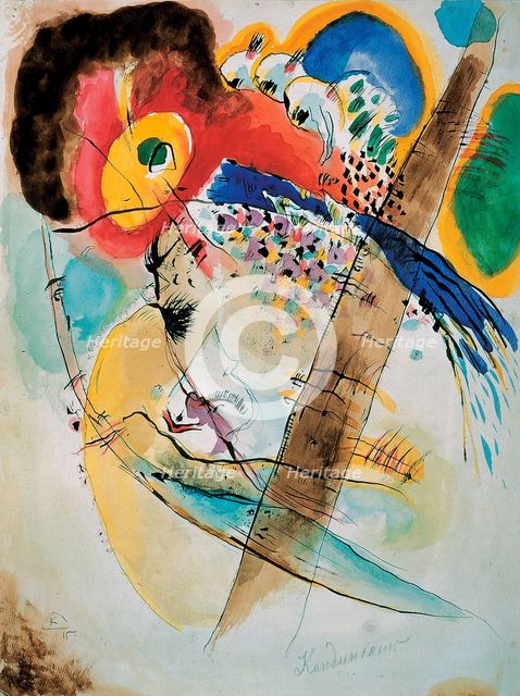 'Exotic Birds', 1915.  Artist: Vassily Kandinsky