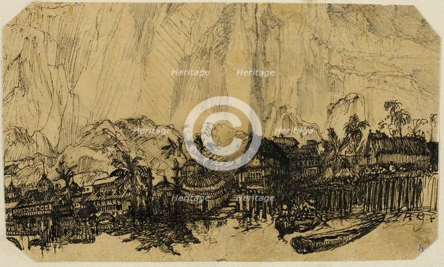 Exotic Landscape, n.d. Creator: Rodolphe Bresdin.