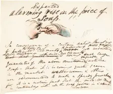Expected--alarming rise in the price of soap!. Creator: George Cruikshank