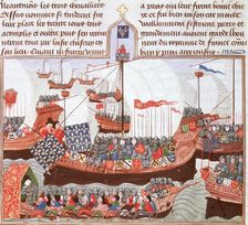 Expedition of the English and the French to Barbary, 15th century. Creator: Unknown