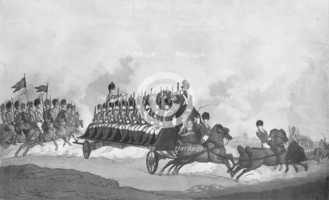 'Expedition or Military Fly', c1780-1820, (1909). Artist: Thomas Rowlandson.