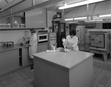 Experimental catering kitchen, Batchelors Foods, Sheffield, South Yorkshire, 1966. Creator: Michael Walters