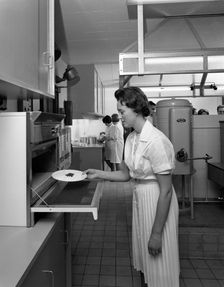 Experimental catering kitchen, Batchelors Foods, Sheffield, South Yorkshire, 1966. Creator: Michael Walters