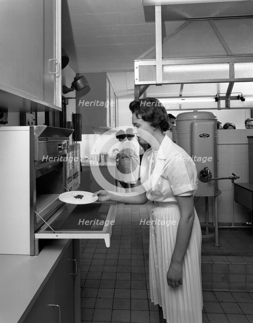 Experimental catering kitchen, Batchelors Foods, Sheffield, South Yorkshire, 1966. Creator: Michael Walters.