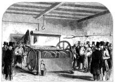Experiments made with Stevens's Bread-making Machine at Marylebone Workhouse, 1858. Creator: Unknown
