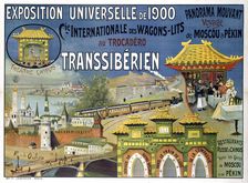 Exposition universelle 1900. Compagnie Internationale des Wagons-Lits, 1900. Creator: Ochoa y Madrazo, Rafael de (1858-1935)