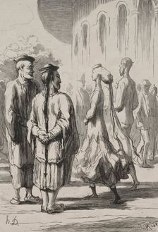 Exposition universelle: quels sont les plus chinois?. Creator: Honoré Daumier (French, 1808-1879)
