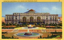 Exposition Auditorium, Civic Center, San Francisco, California, USA, 1932