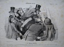 Exposition de 1841. Le tableau mouche Creator: Honore Daumier
