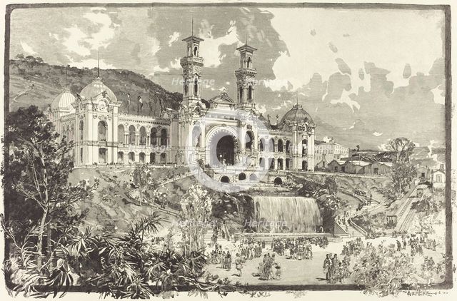 Exposition de Nice. Creator: Auguste Lepere.