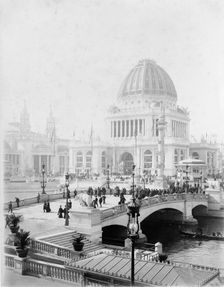 Exposition grounds, World's Columbian Exposition, Chicago, 1893. Creator: Frances Benjamin Johnston