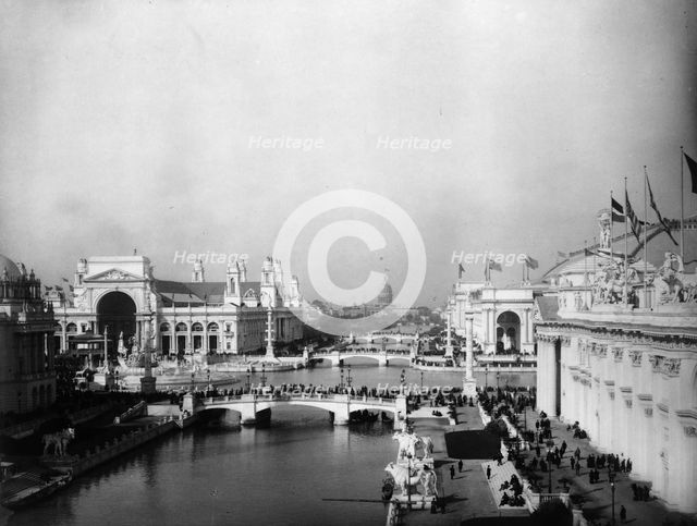 Exposition grounds, World's Columbian Exposition, Chicago, 1893. Creator: Frances Benjamin Johnston.