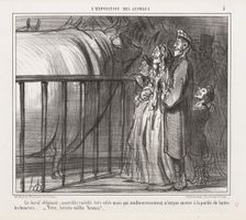Exposition of Animals : Pl. 5, The Cow-Elephant, New Variety.... Creator: Honoré Daumier (French, 1808-1879); Mon. Martinet, r. Rivoli, et 41 r. Vivienne