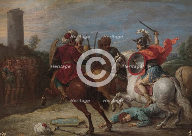 Exploits of Rinaldo against the Egyptians, between 1628 and 1630. Creator: David Teniers II.