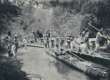 Exploracao do Ro de Sto. Anastacio 1895. Artist: Francisco Henszler