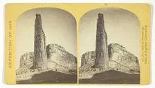 Explorers Column, Cañon de Chelle, Arizona. This shaft is the work of nature..., 1 Creator: Tim O'Sullivan