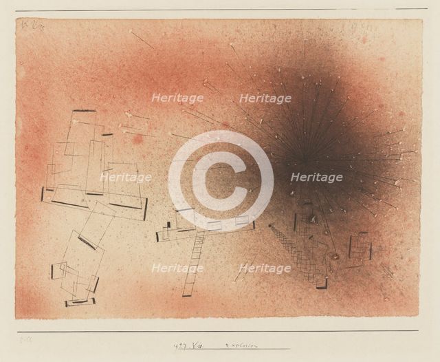 Explosion, 1927. Creator: Klee, Paul (1879-1940).