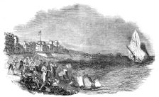 Explosion of a brig, by Captain Warner, off Brighton, 1844. Creator: Unknown