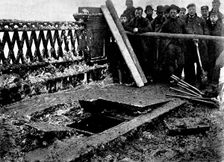 Explosion of Southwark Bridge, 1895. Creator: Robert Doyle