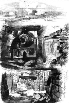 Explosion of the Thunderer's Great Gun at Woolwich, 1880. Creator: Unknown
