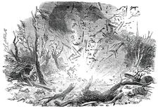 Explosion of the Laboratory, at Rendsburg, 1850. Creator: Unknown