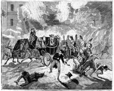 Explosion on the Rue de la Loi, Paris, France, 24th December 1800 (1882-1884)