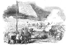 Explosion at the King's Bastion, Portsmouth, on Monday last, October 1844. Creator: Unknown