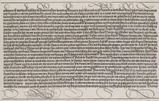 Explanatory Text, Part II, from the Arch of Honor, proof, dated 1515, printed 1517-18. Creator: Hieronymus Andreae