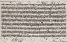 Explanatory Text, Part II, from the Arch of Honor, proof, dated 1515, printed 1517-18. Creator: Hieronymus Andreae