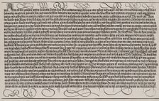 Explanatory Text, Part III,from the Arch of Honor, proof, dated 1515, printed 1517-18, 1515. Creator: Hieronymus Andreae