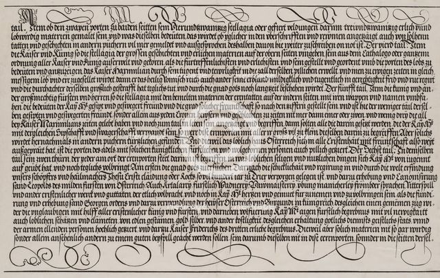 Explanatory Text, Part III,from the Arch of Honor, proof, dated 1515, printed 1517-18, 1515. Creator: Hieronymus Andreae.