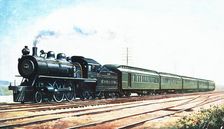 Express The Empire State Express English postcard 1910s