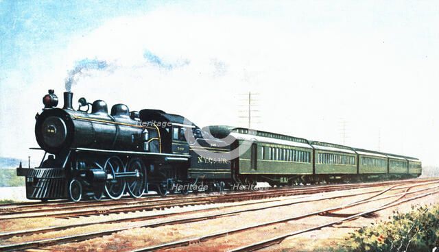 Express 'The Empire State Express', English postcard 1910s.