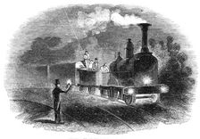 Express train with the mail signals, 1844. Creator: Unknown
