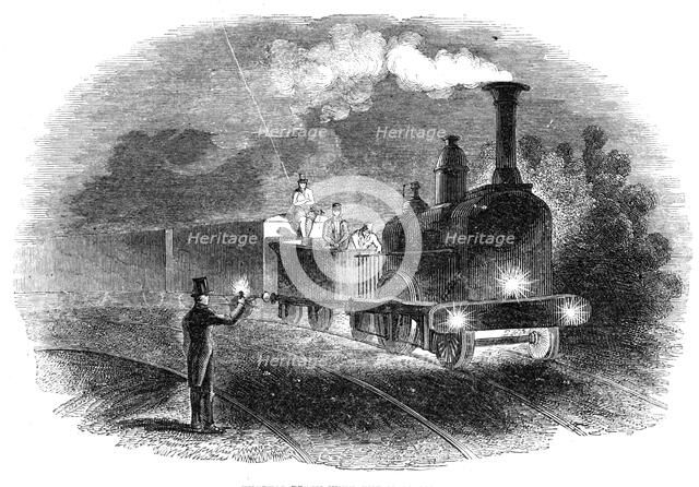 Express train with the mail signals, 1844. Creator: Unknown.