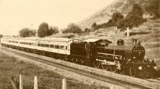 Express Train, Bombay, Baroda and Central India Railway 1930. Creator: Unknown