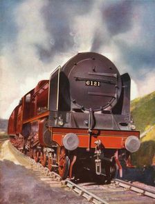 Express Passenger Locomotive of the "Royal Scot" 4-6-0 class 1935-36. Creator: Unknown