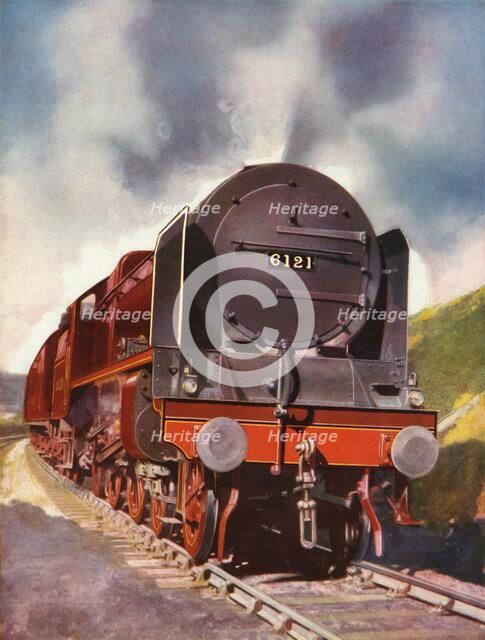 'Express Passenger Locomotive of the "Royal Scot" 4-6-0 class', 1935-36. Creator: Unknown.