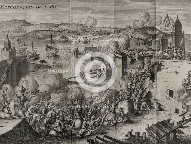Expugnation of Lagny, 1590, (1748).  Creator: Unknown.